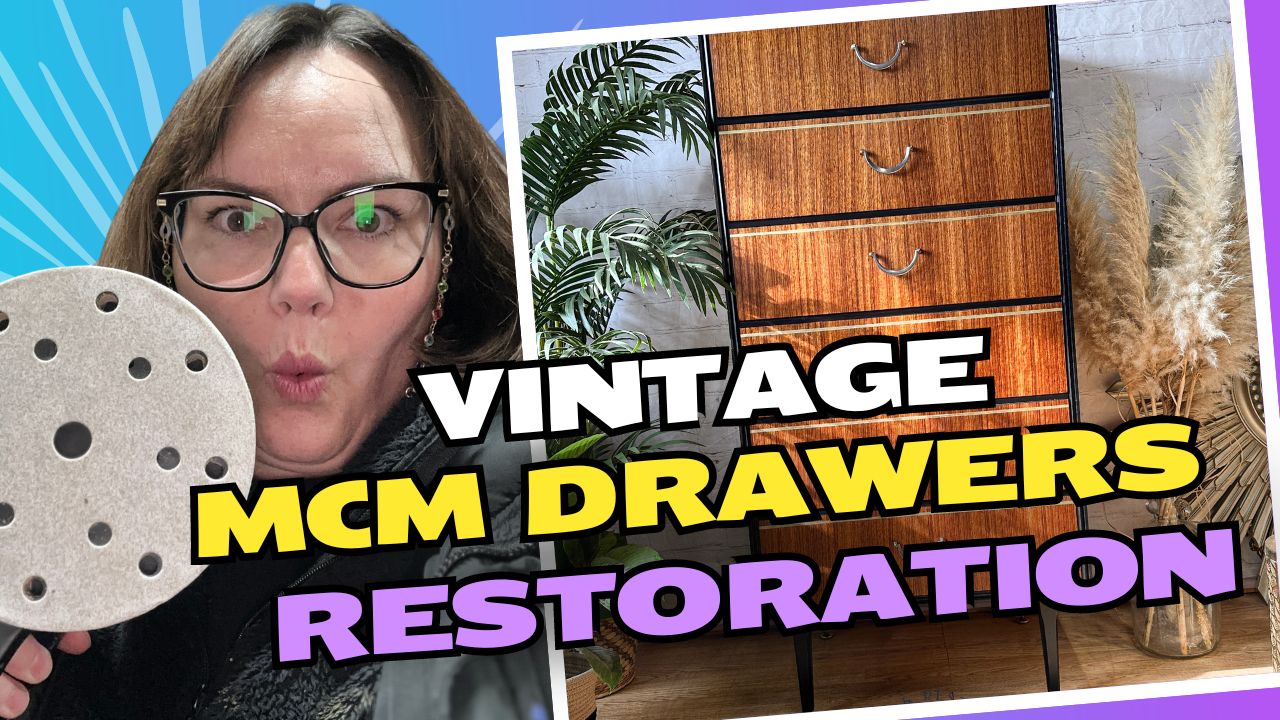 Mid-Century Modern Makeover: Transforming a Meredew Chest of Drawers Tallboy