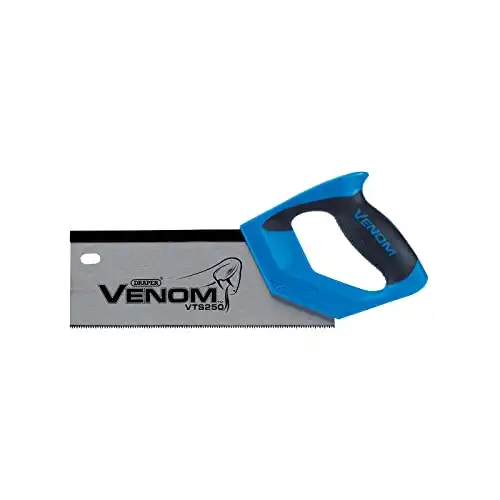 Draper 82199 Venom Double Ground 12PPI Tenon Saw, 250 mm Blade Length