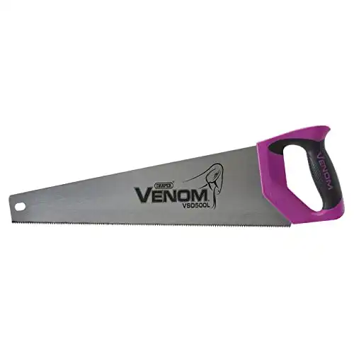 Draper 66125 Venom Double Ground 14PPI Laminate Saw, 500 mm Blade Length