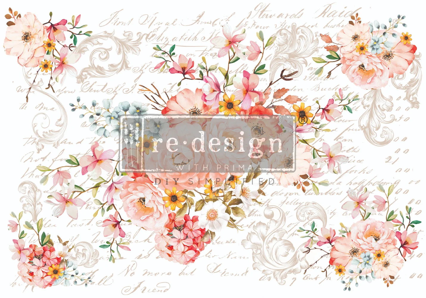 Rose Celebration | Redesign With Prima Decor Transfer