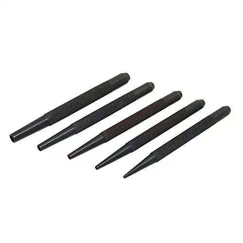 Silverline PC14 Nail Punch Set 5pce 1.5 - 5 mm