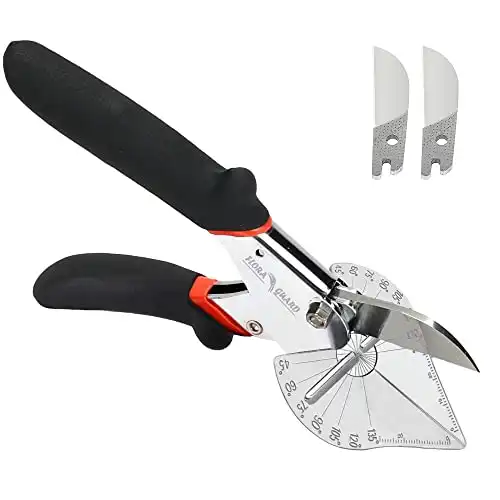 FLORA GUARD Miter Shears - 45 to 135 Degree Multi Angle Trim Cutter