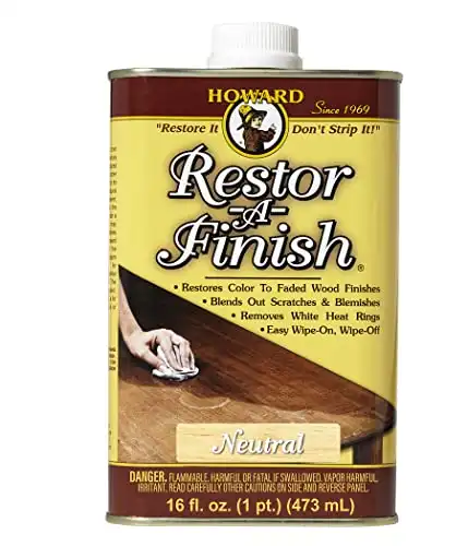 Howard Restor-A-Finish Remove Heat and Stain Marks on Wooden Furniture