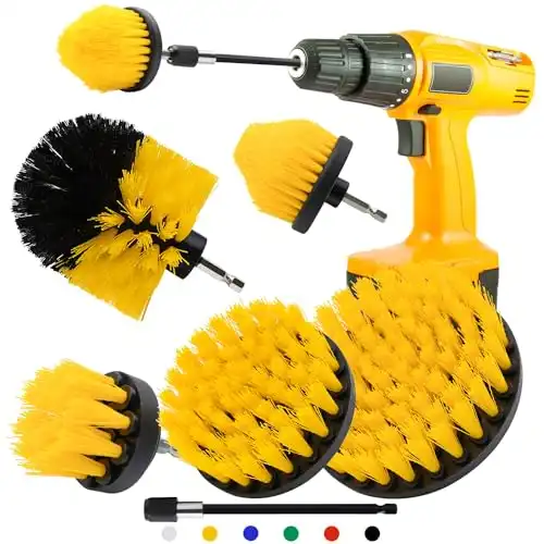 6pcs Drill Brush Attachment Set