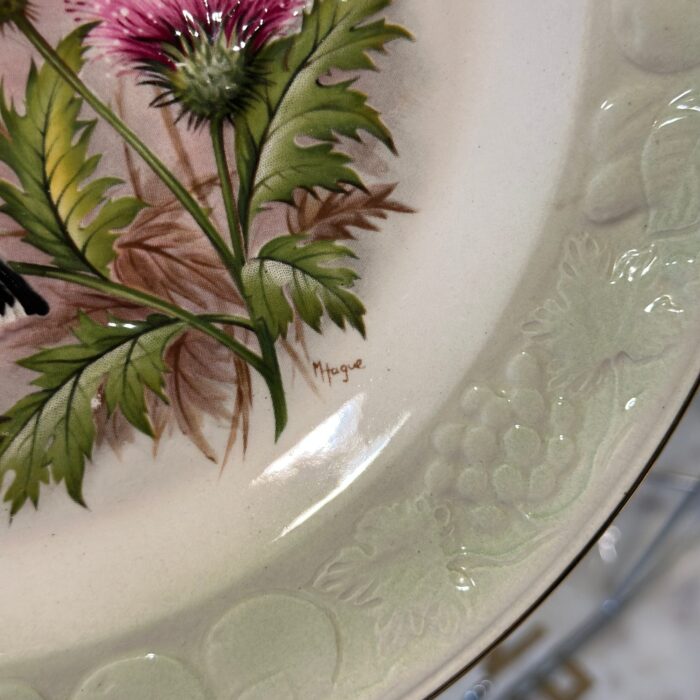 Vintage Royal Worcester Palissy "Goldfinch" Plate - Exquisite Bird Decor - Image 6