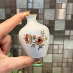 Vintage Royal Copenhagen Bud Vase - Delicate Pink Floral - Image 7