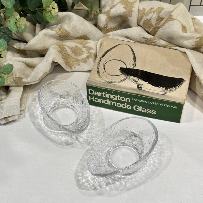 Pair of Vintage Dartington "Avocado" Dishes - Designed by Frank Thrower - Image 1
