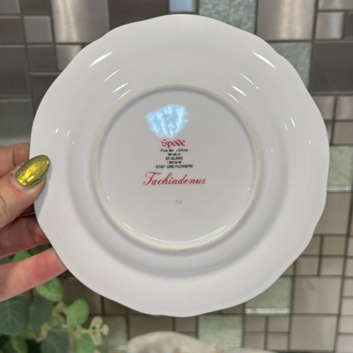 Spode Stafford Flowers Bread & Butter Plate - Tachiadenus - Image 4