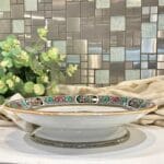 Antique Victorian Ironstone Cake Stand T G F Booth Vase Pattern 1868