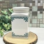 Vintage French "Farine" Storage Jar - Ceramic Flour Canister