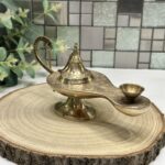 Vintage Brass Genie Lamp - Oil Lamp or Incense Burner