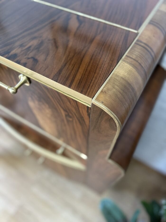 Cocktail Cabinet, Vintage Drinks Bar, Art Deco, 1930’s Drinks Unit, Retro Bar, Walnut - MADE TO ORDER - Image 11