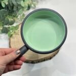 Vintage Aubecq Caquelon Green Glazed Serving Dish 1960s French Fondue Pot