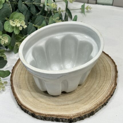 Vintage Ironstone Jelly Mould Blancmange Mould Farmhouse Kitchen Bakeware