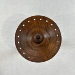 David Stanley Turned Walnut Wood Earring Stand Display Handmade