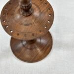 David Stanley Turned Walnut Wood Earring Stand Display Handmade