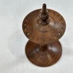 David Stanley Turned Walnut Wood Earring Stand Display Handmade