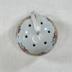 Vintage Teddy Bear Pomander Potpourri Diffuser Floral China Ornament