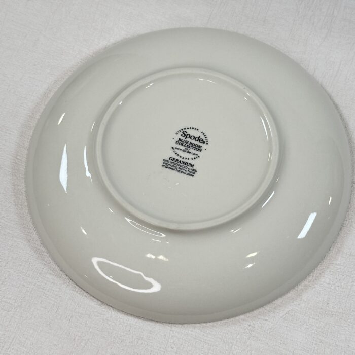 Spode Blue Geranium Salad Plate Blue Room Collection 8"