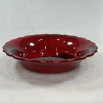 Vintage Royal Doulton Flambe Bowl Country Scene 1930s Red Black