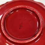 Vintage Royal Doulton Flambe Bowl Country Scene 1930s Red Black