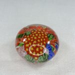 Vintage Murano Millefiori Paperweight 1960s Floral Italy