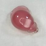 Vintage Murano Glass Conch Shell Bowl Pink Sommerso Seguso 1950s