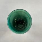 Jane Cox Studio Pottery Vase Turquoise Glaze Isle of Wight Signed