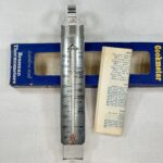 Vintage Universal Cookmeter Thermometer Stainless Steel 9" Boxed 1970s