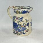 Antique Mason's Regency Ironstone Jug Pitcher Floral c1820-1840