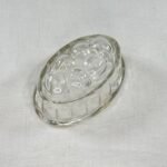 Vintage Pressed Glass Jelly Mould | Oval | Fluted Design | 1 Pint