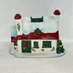 Rare Spode Christmas Tree Cottage Tea Light Holder | S3324-A6 | Boxed