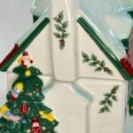 Rare Spode Christmas Tree Cottage Tea Light Holder | S3324-A6 | Boxed