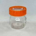 Vintage Ravenhead Kilner Jar 500ml Orange Lid Retro Storage Stacking Glass