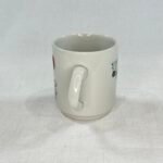 Title: Vintage Ceramic Child's Mug - Baby Duck Fishing Cartoon - Made in England - 1950s/60s