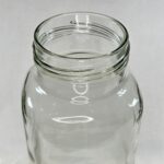 Vintage Tuck Shop Sweet Jar - Large Glass Jar with Lid - Retro Candy Storage - Made in England