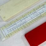 Vintage Aristo Scholar LL 0903 Slide Rule - Original Case - Made in Germany