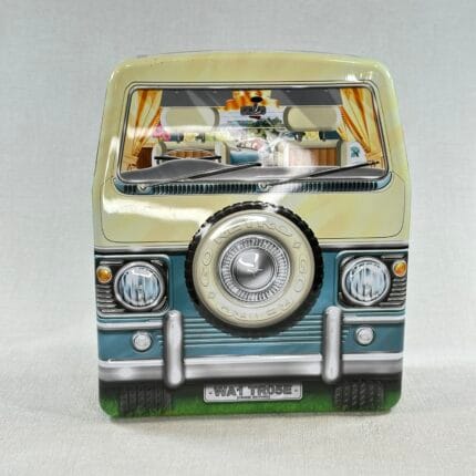 Retro Camper Van Tin - Waitrose Christmas Mini Jaffa Cakes - Collectable Storage