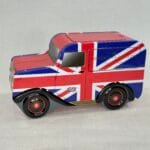 Keep Calm and Carry On Van Collectable Tin, Vintage Tea Merchants Union Jack