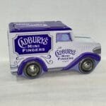 Vintage Cadbury's Mini Fingers Van Advertising Tin, 2008, Purple Collectable Tin, Retro Sweets Tin