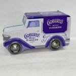 Vintage Cadbury's Mini Fingers Van Advertising Tin, 2008, Purple Collectable Tin, Retro Sweets Tin