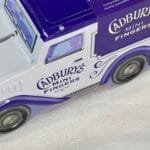 Vintage Cadbury's Mini Fingers Van Advertising Tin, 2008, Purple Collectable Tin, Retro Sweets Tin