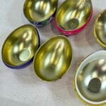3 Vintage Metal Easter Eggs, Floral & Daffodil Designs, Toni Hayden & Bronnley, Reusable Egg Hunt, Collectible Tins