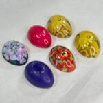 3 Vintage Metal Easter Eggs, Floral & Daffodil Designs, Toni Hayden & Bronnley, Reusable Egg Hunt, Collectible Tins