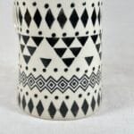 Sass & Belle Scandi Boho Mug | Wobbly Mug | Geometric Print | 400ml