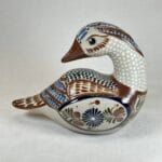 Vintage Mexican Tonala Duck Pottery | Mateos Signed | Folk Art Figurine