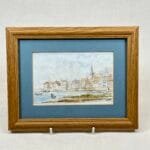 Bosham Harbour Watercolour Painting | Signed NCM | Framed Landscape | Chichester