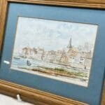 Bosham Harbour Watercolour Painting | Signed NCM | Framed Landscape | Chichester