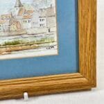 Bosham Harbour Watercolour Painting | Signed NCM | Framed Landscape | Chichester