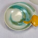 Pair Vintage Carlton Ware Art Deco Tulip Dishes, 1930s, Hand-Painted, Satin Glaze, Collectible Serving Dishes